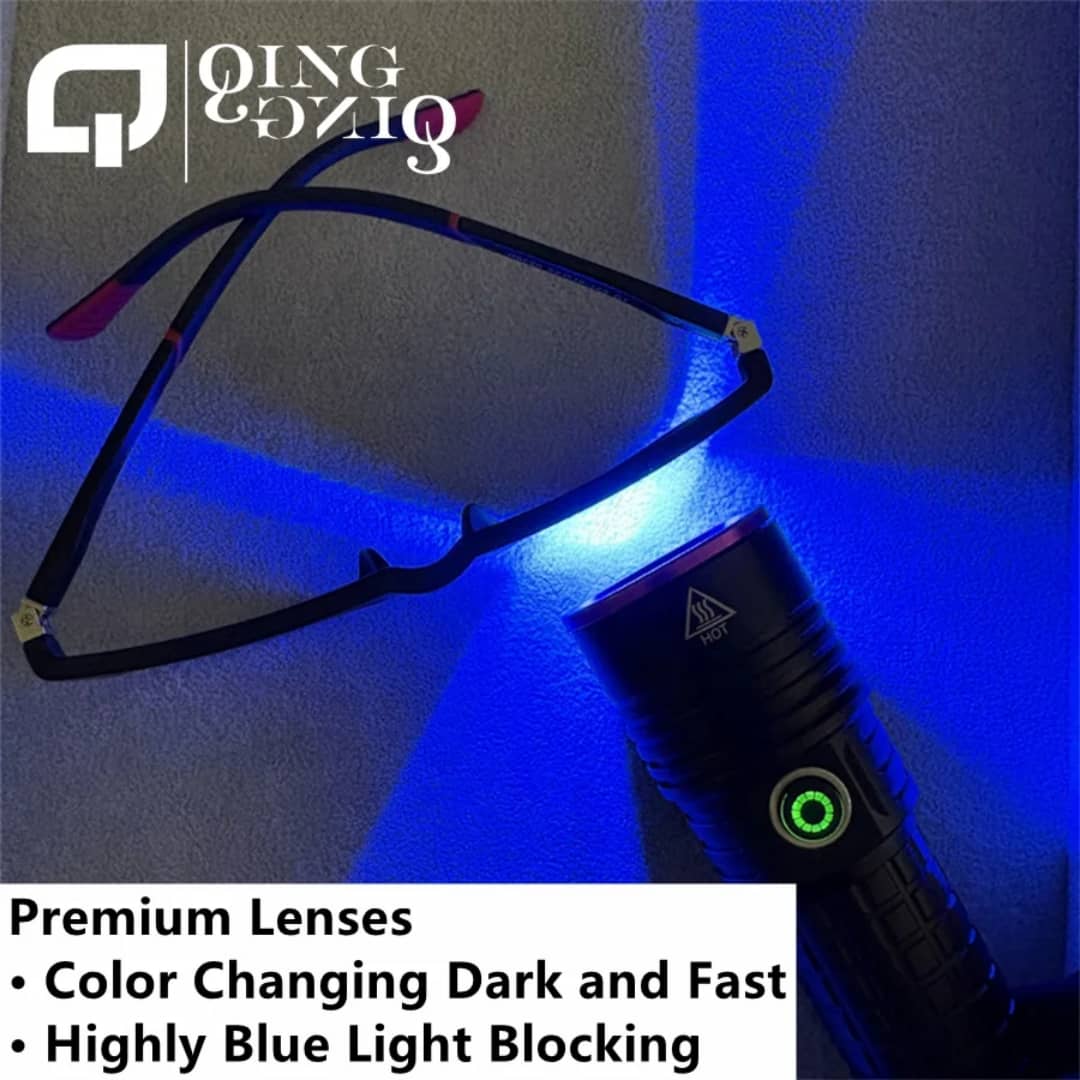 🕶️ Lunettes Photochromiques Anti-Lumière Bleue flexible – Vision & Style Protégés