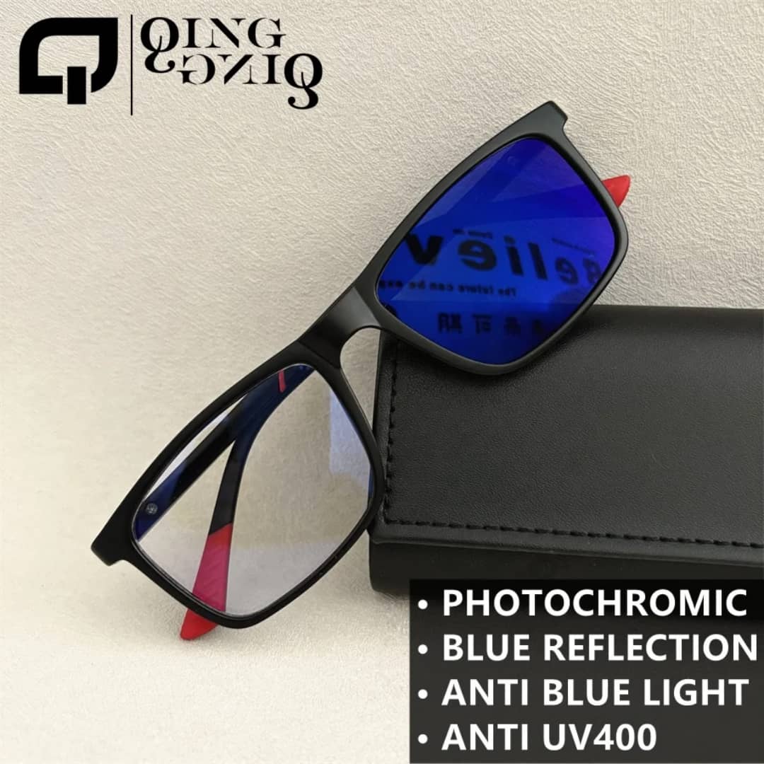 🕶️ Lunettes Photochromiques Anti-Lumière Bleue flexible – Vision & Style Protégés